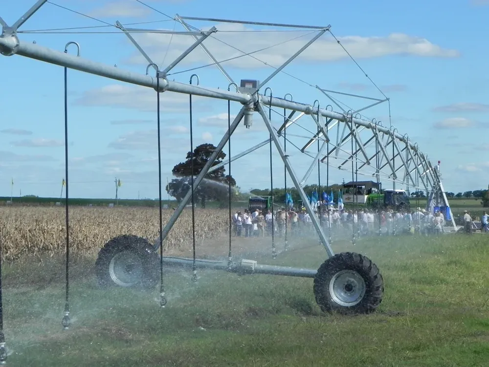El riego se expande en el país y llega a los campos de recría de ganado lechero
