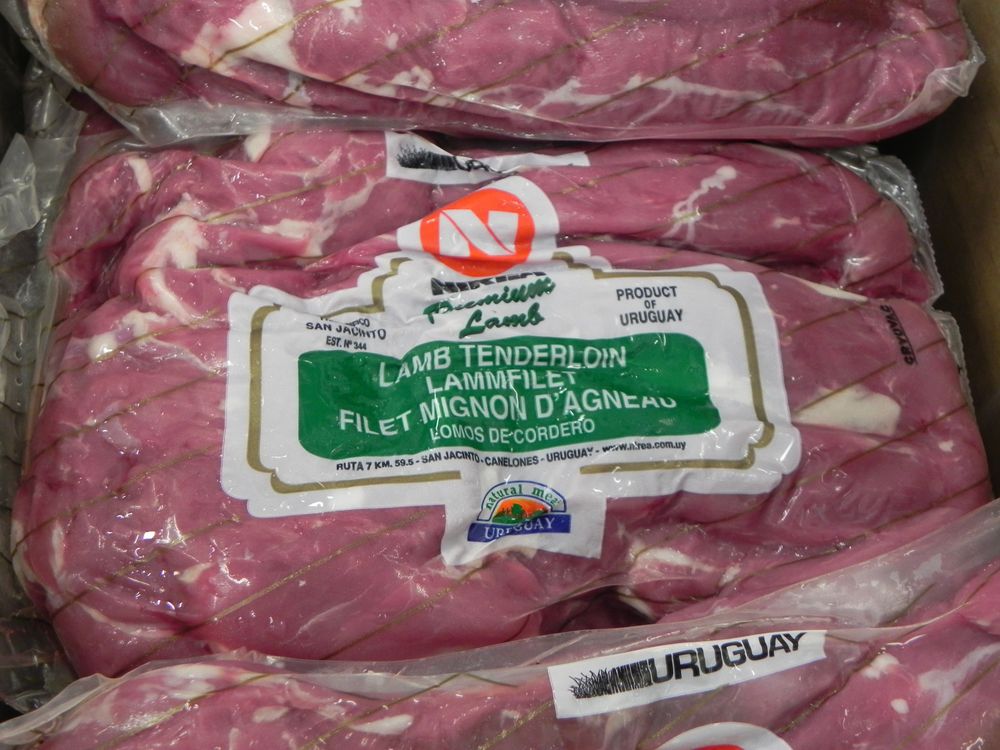 Carne ovina de exportación.