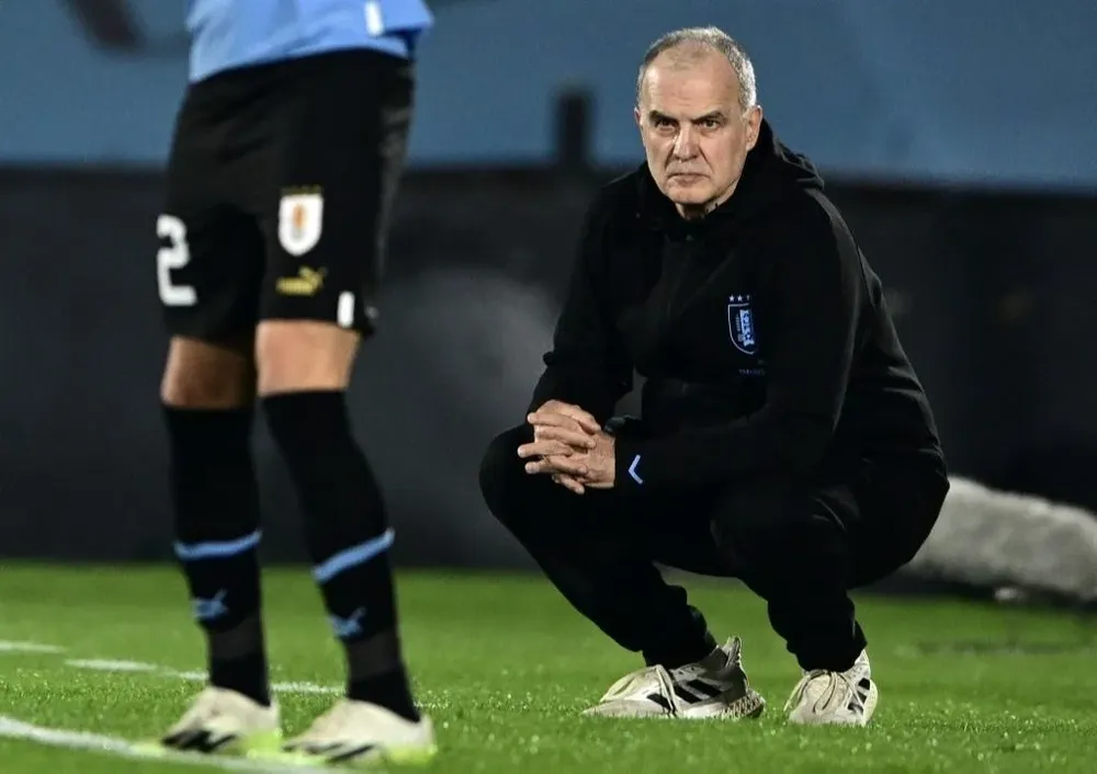 Marcelo Bielsa en la selección uruguaya
