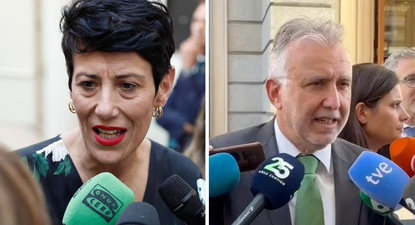 Elma Sáiz y Ángel Víctor Torres