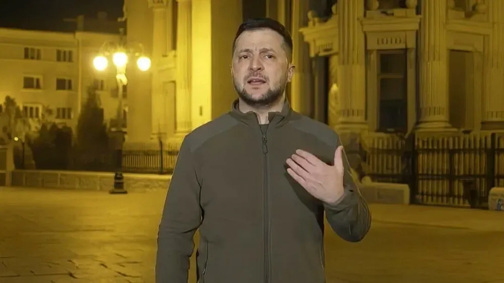 Zelensky se dirigió a Rusia en un video de 10 minutos publicado en su cuenta de Telegram.