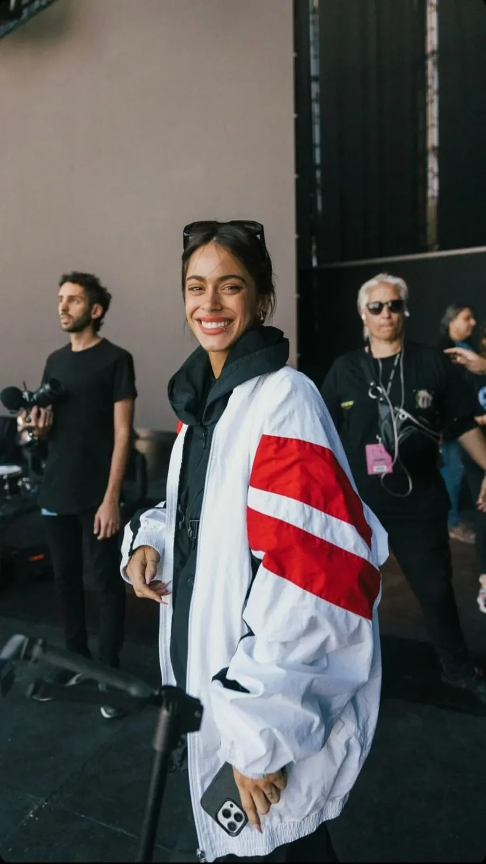 Tini compartió fotos de la previa a su show en el Centenario