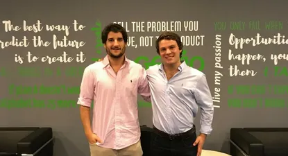 Diego Abreu y Agustín Calvo, fundadores de Wannaclap