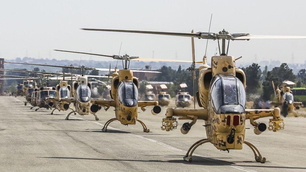 Flota de helicópteros iraníes. (Archivo)