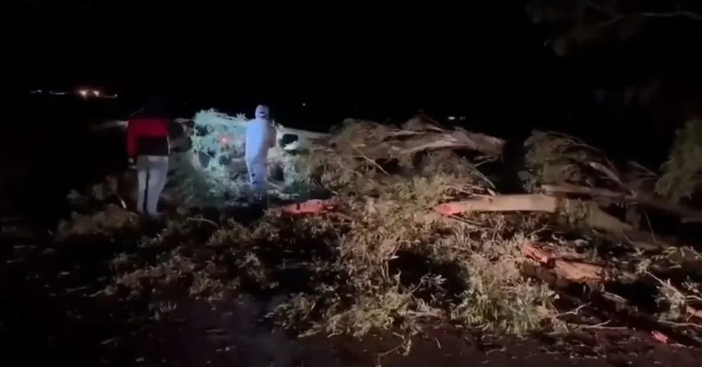 Temporal en Cerro Largo