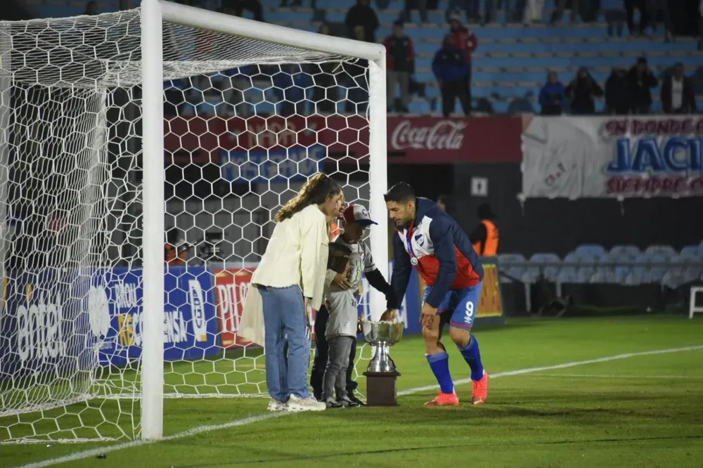 Suárez, la copa y su familia