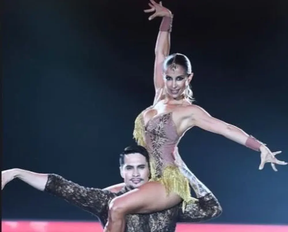 La increíble coreo de Lourdes Sánchez en el Bailando tras su lesión: a mí nunca me duele nada