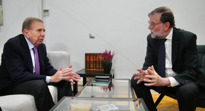 Edmundo González Urrutia y Mariano Rajoy