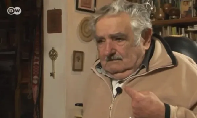 José Mujica con la cadena Deutsche Welle