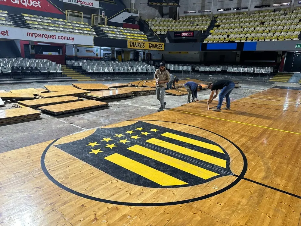 Obras en el Palacio Peñarol