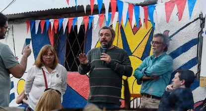 Archivo, Mario Bergara el día del Comité de Base