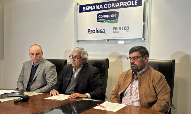 Semana Conaprole fue presentada por Carlos Felix, Gabriel Fernández Secco y Gerardo Perera.