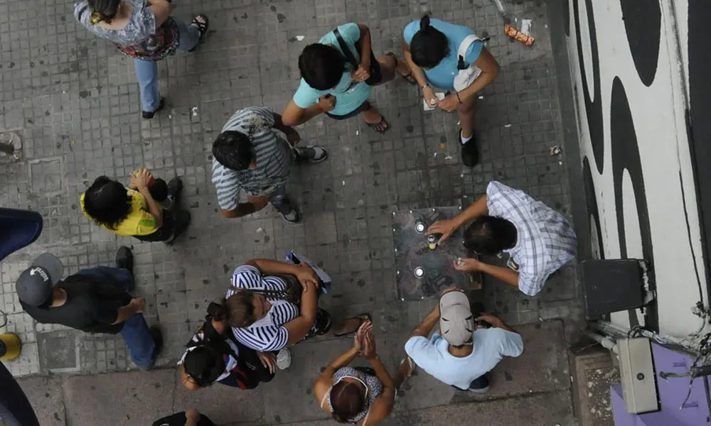 El juego de la mosqueta en 18 de julio. Está prohibida por ley