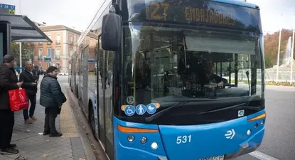 Los buses será gratias hasta la medianoche del miércoles.