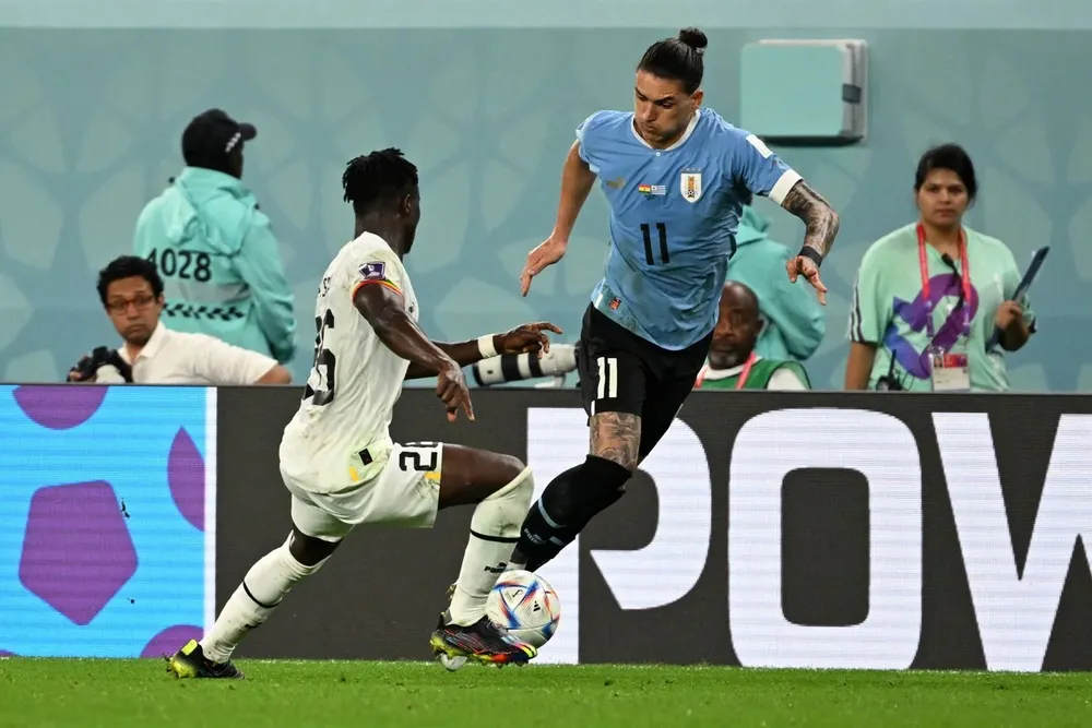 Darwin Núñez con la celeste