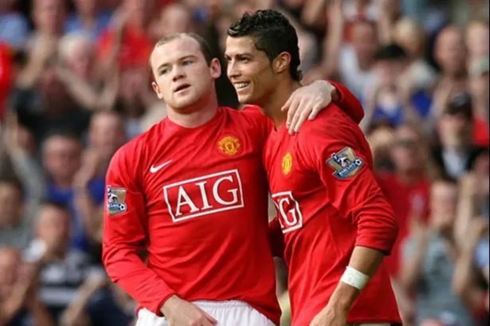 Rooney y Ronaldo