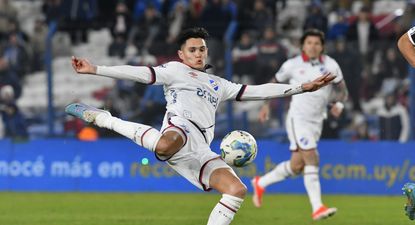 Ruben Bentancourt anotó un golazo para Nacional ante Danubio