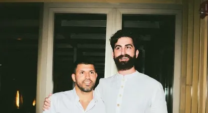 El Kun Agüero estuvo presente en un evento en Punta del Este