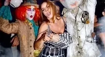 Claudia Fernández en el festejo de su cumpleaños