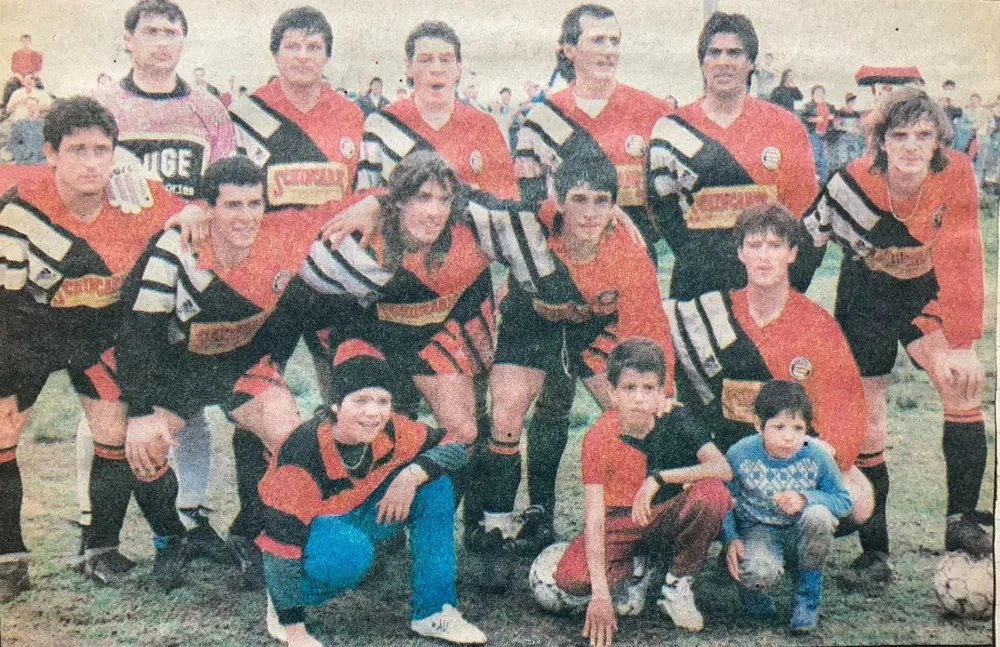 Basáñez 1993, con Luis Romero y Juan González