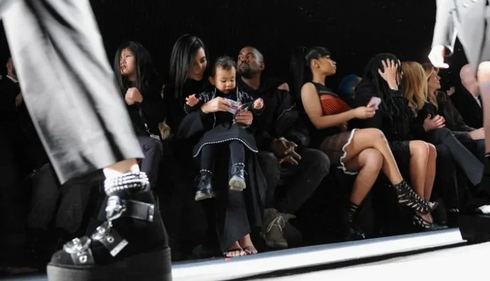 La primera fila de Alexander Wang: Kim Kardashian, Kanye West y Nicki Minaj