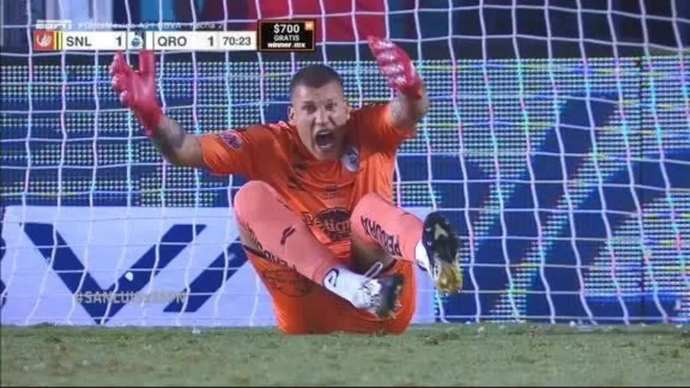 El momento en el que cayó el hielo