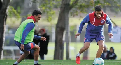 Leandro Barcia ya entrena normal