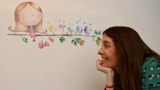 Linda Wall, stickers infantiles para pared hechos a mano