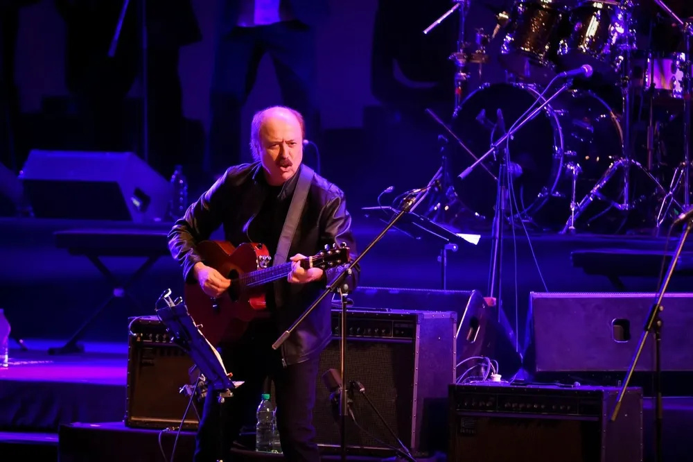 Jaime Roos en su show Mediosiglo en 2021