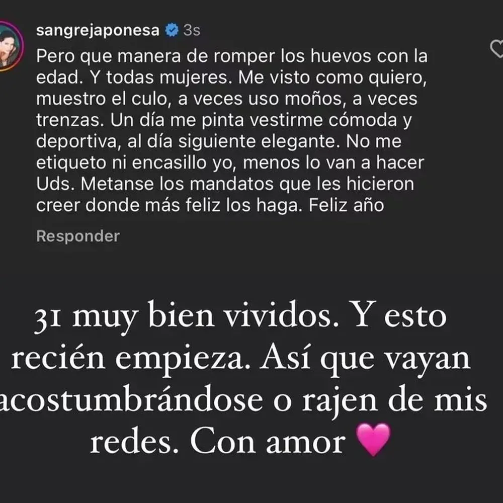 Descargo de la China Suárez