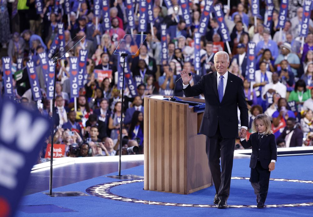 Joe Biden en la Convención Nacional Demócrata de Chicago
