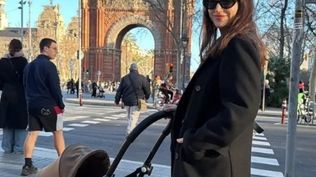 Úrsula Corberó comparte su primera imagen con su hijo Dante en Barcelona