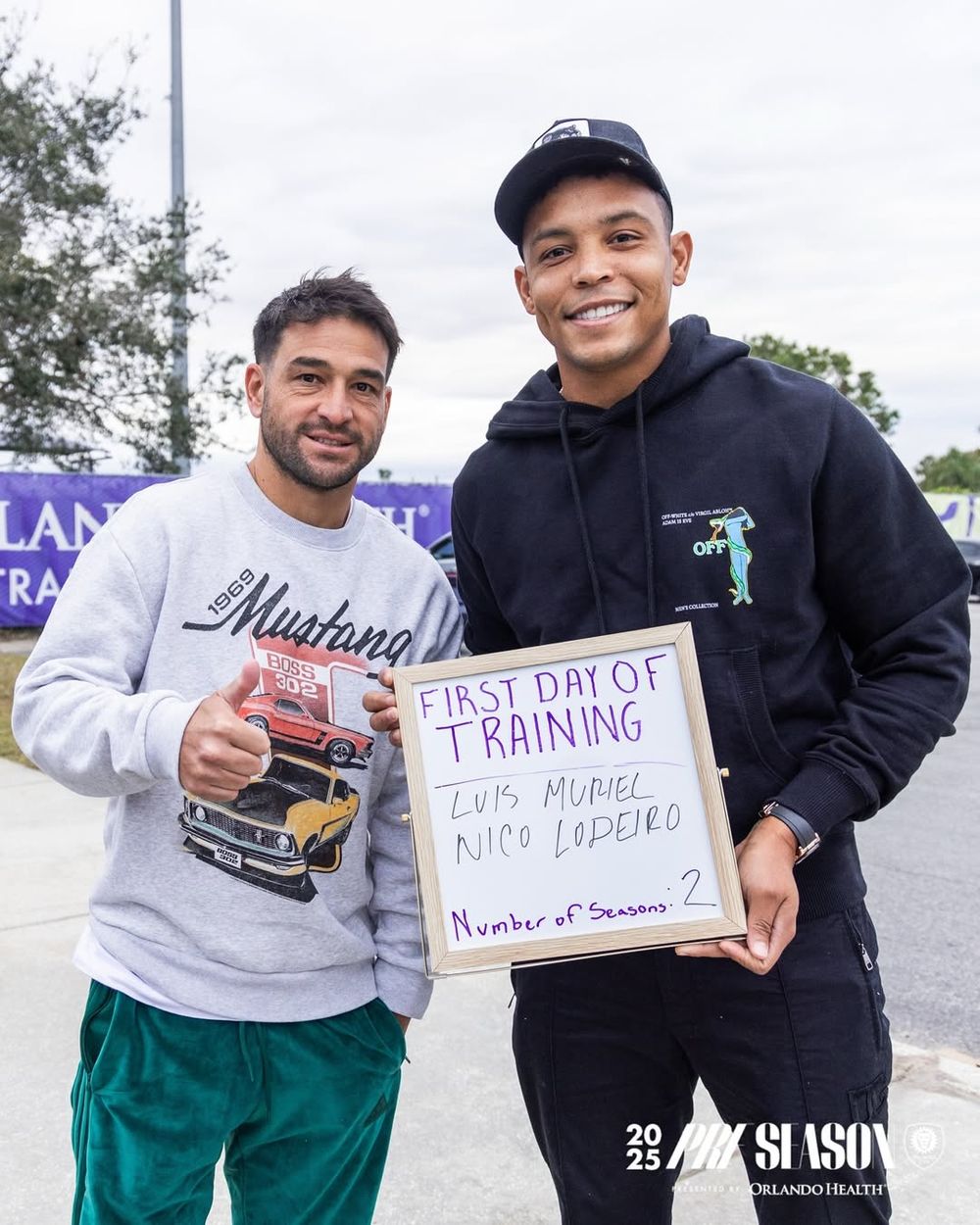 Nicolás Lodeiro en la práctica de Orlando City