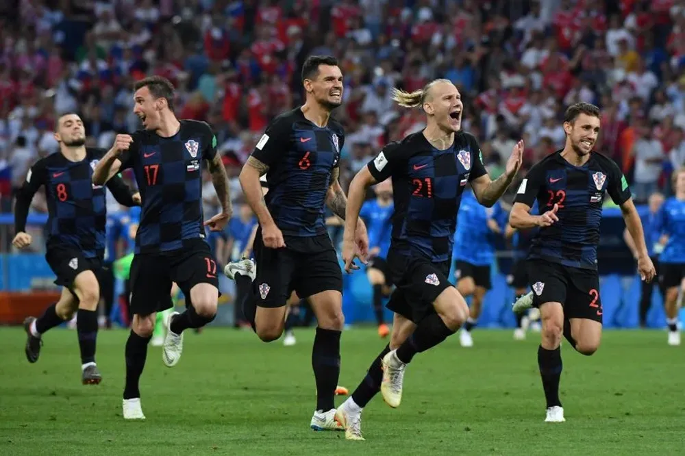 El festejo final de Croacia