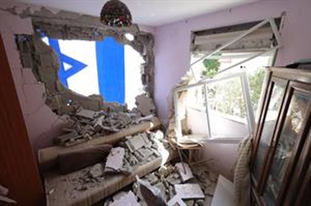 Una imagen de los bombardeos. EFE.