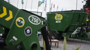 Maquinaria en el stand de la empresa Mary en la Expo Prado