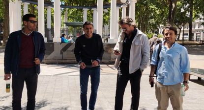 Diego Scotti, Mitchell Duarte, Diego Lugano y Sergio Pérez&nbsp;