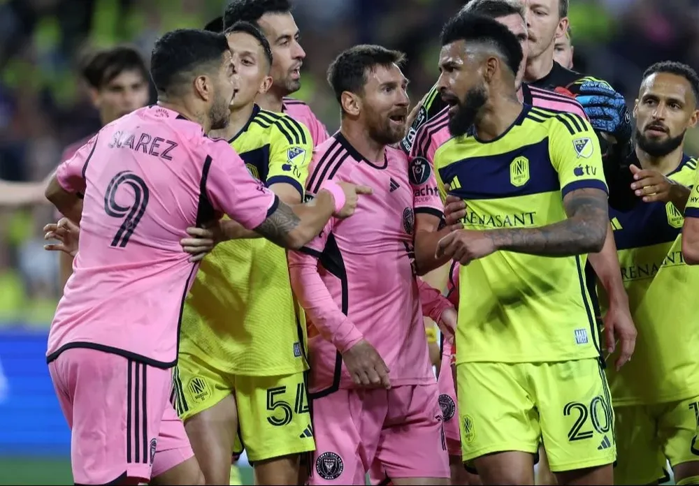 Lionel Messi y Luis Suárez