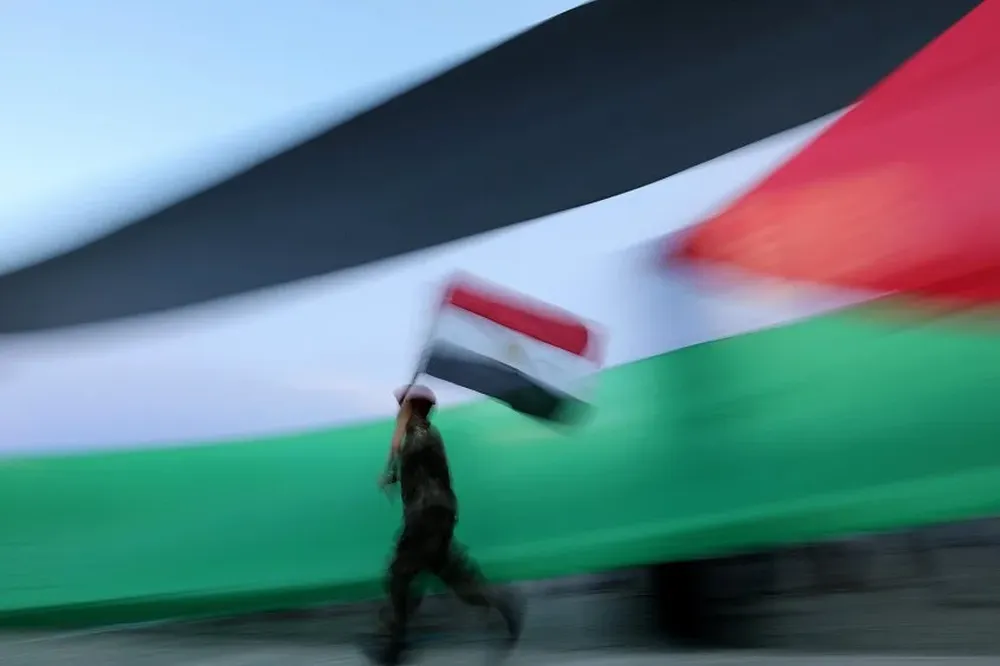 Bandera de Palestina. Archivo