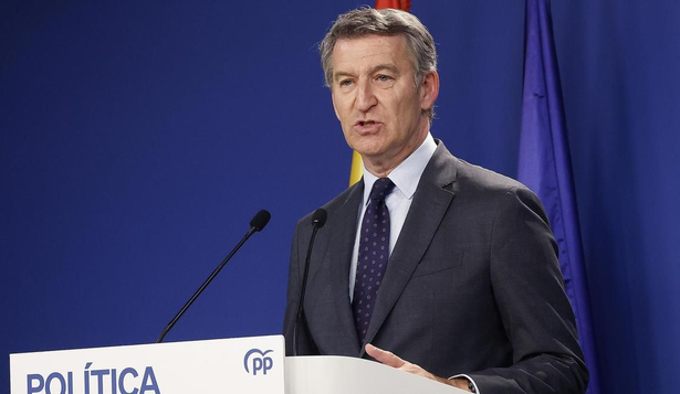 El líder del Partido Popular, Alberto Núñez Feijóo.