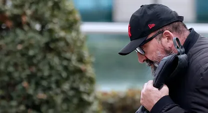 oldo García, exasesor del exministro socialista José Luis Ábalos, a la salida de la Audiencia Nacional este jueves.