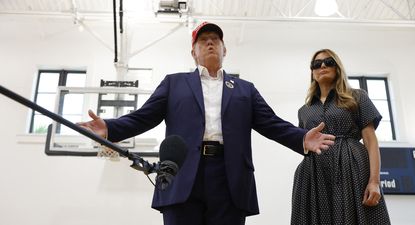 Donald Trump votó en Florida