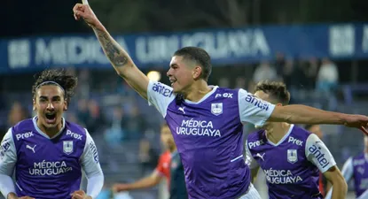 Alan Matturo celebra su gol