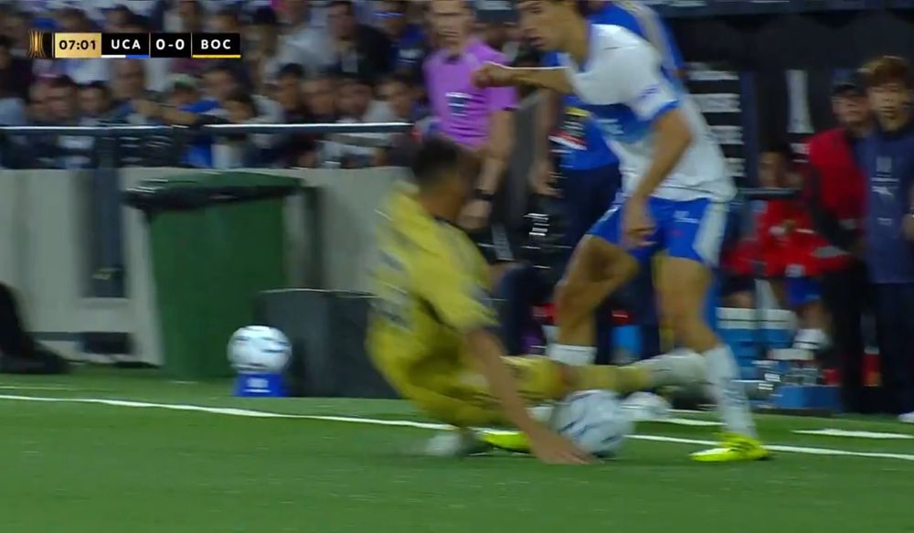 La patada de Marcelo Weigandt a Justo Giani&nbsp;