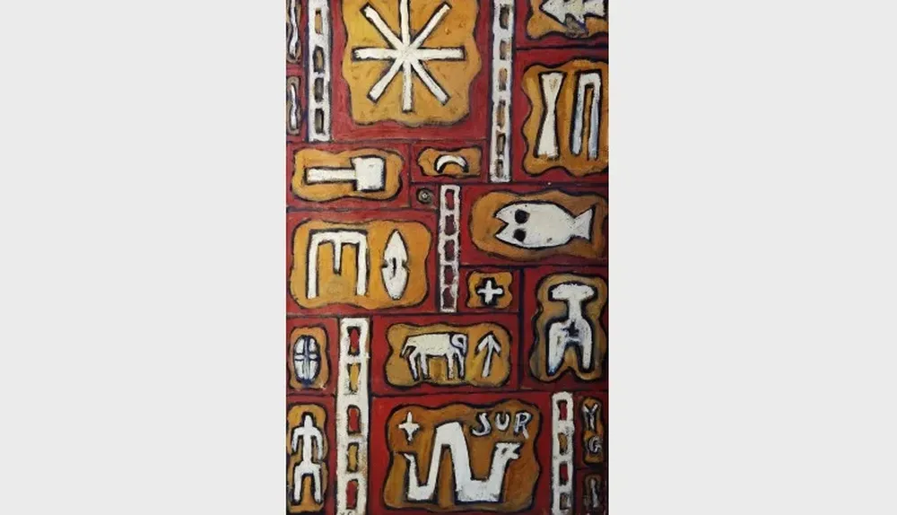 Constructuvo, un óleo sobre tela de Yuyo Goitiño