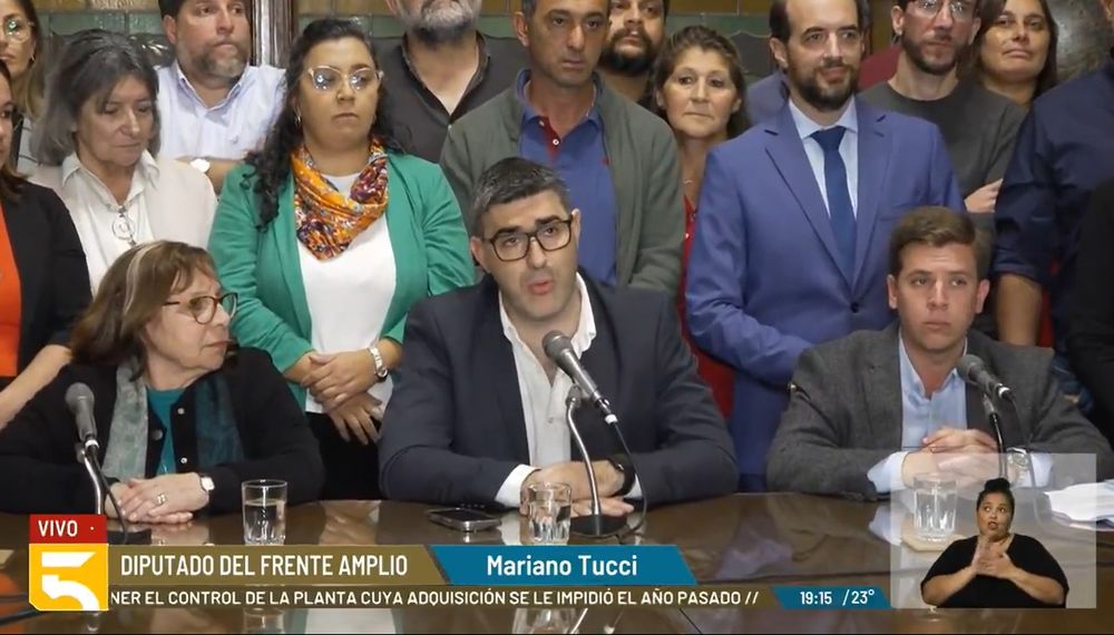 Bancada de diputados del Frente Amplio