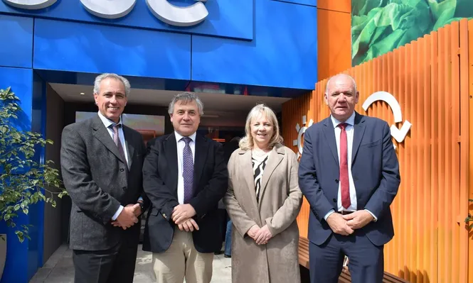 Julio Luis Sanguinetti, Omar Paganini, Silvia Emaldi y Walter Verri