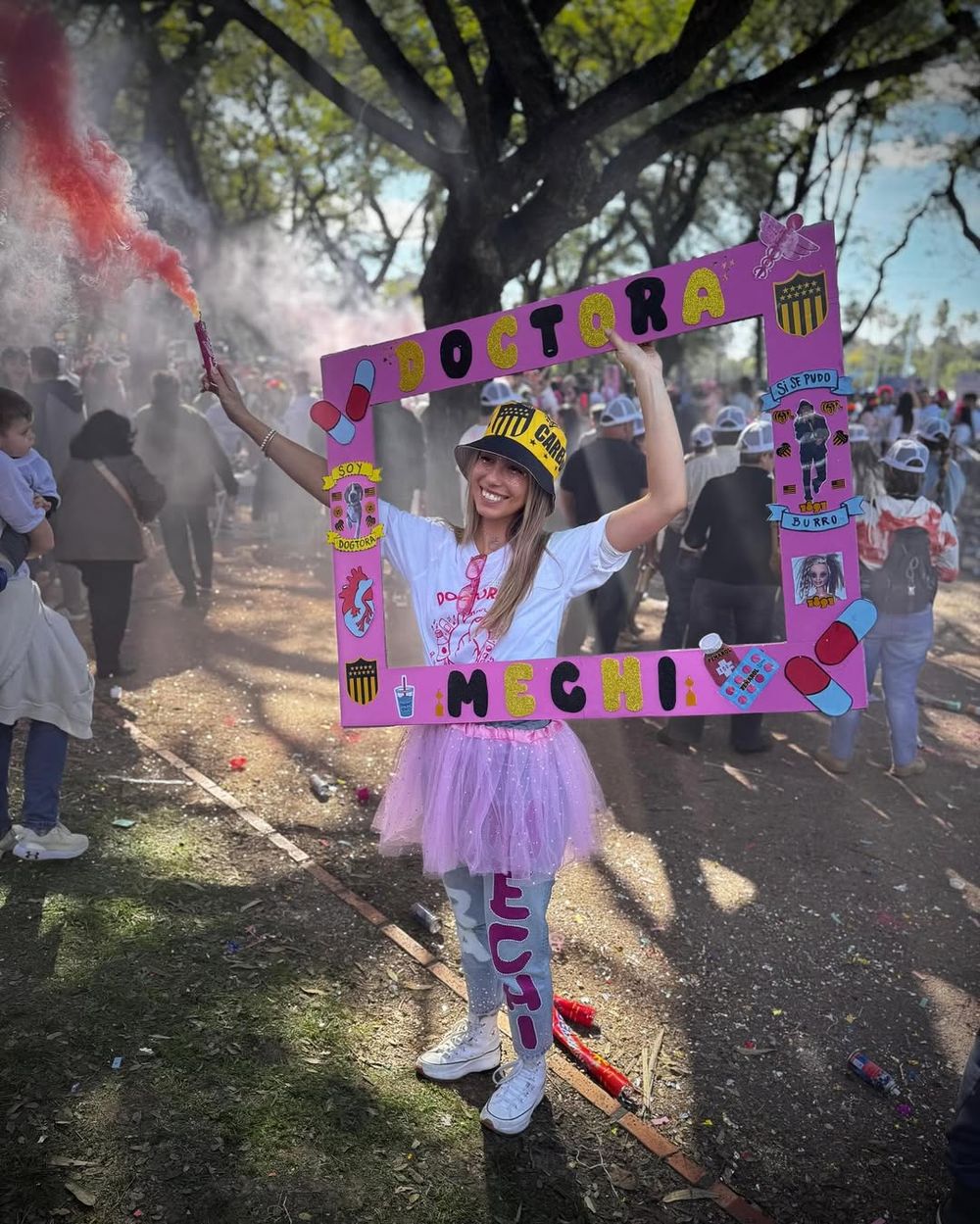 El festejo del recibimiento de Mechi Carrau, la pareja de Maxi Silvera