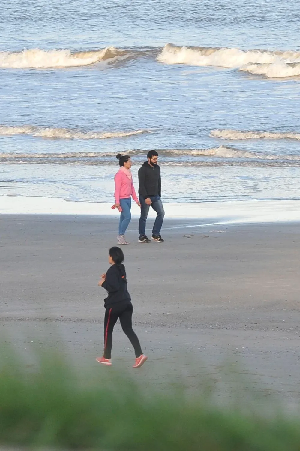 Un fuerte temporal azotó contra la estructura de la casa ubicada en el balneario Costa Azul