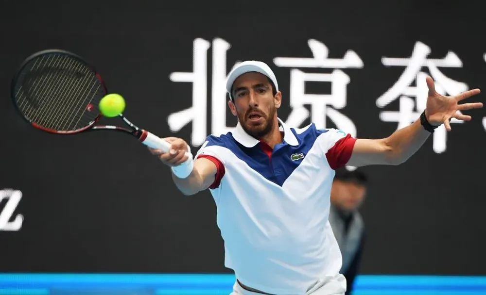Cuevas cayó ante Del Potro en China